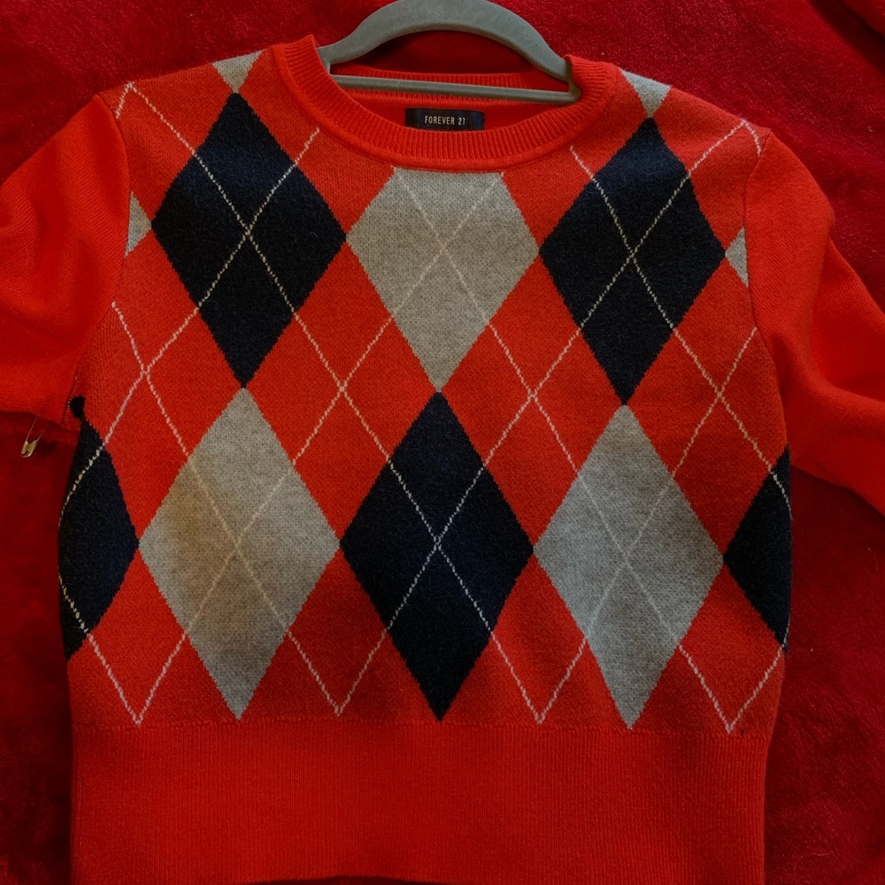 🤩forever 21 trendy red sweater! - Picture 2 of 6